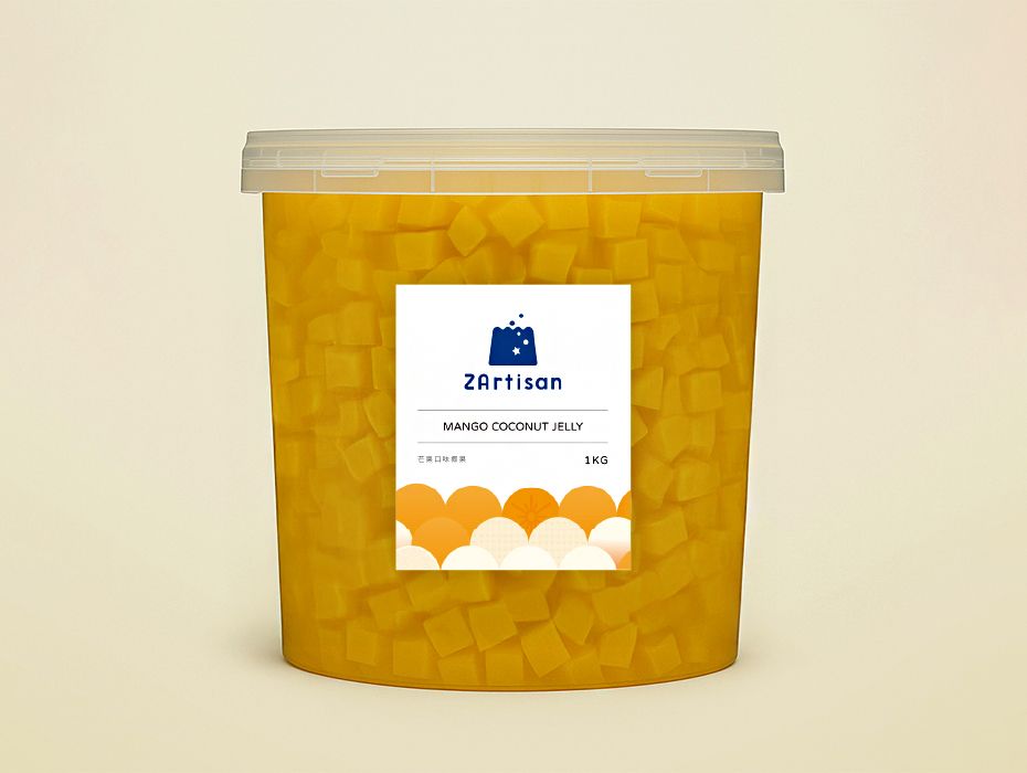 Gelatina de Mango y Coco - Gelatina de mango y coco al por mayor para negocios de bebidas Gelatina de Mango y Coco - Gelatina de mango y coco al por mayor para negocios de bebidas