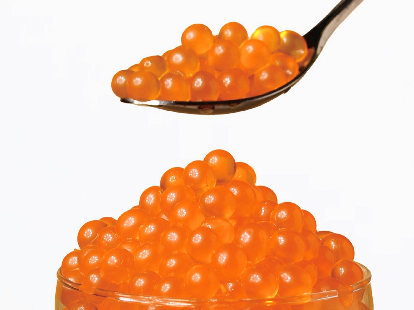 Mango popping boba factory