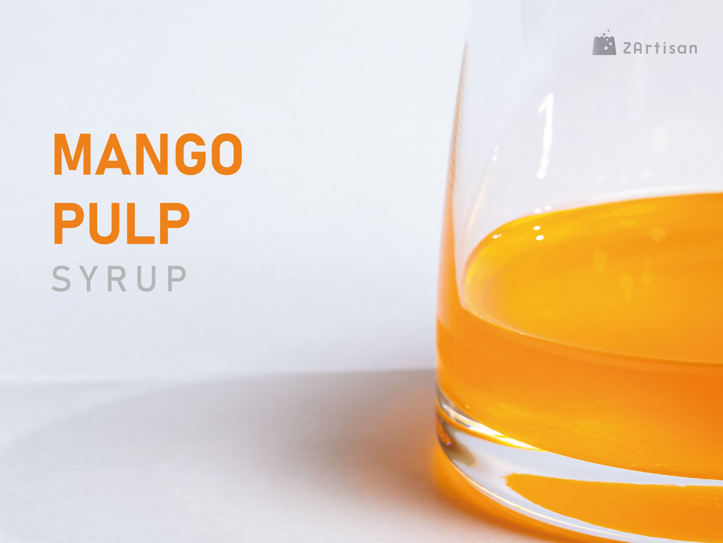Sirop de Mangue - Pulpe - Sirop de mangue en gros avec pulpe pour les entreprises de boissons