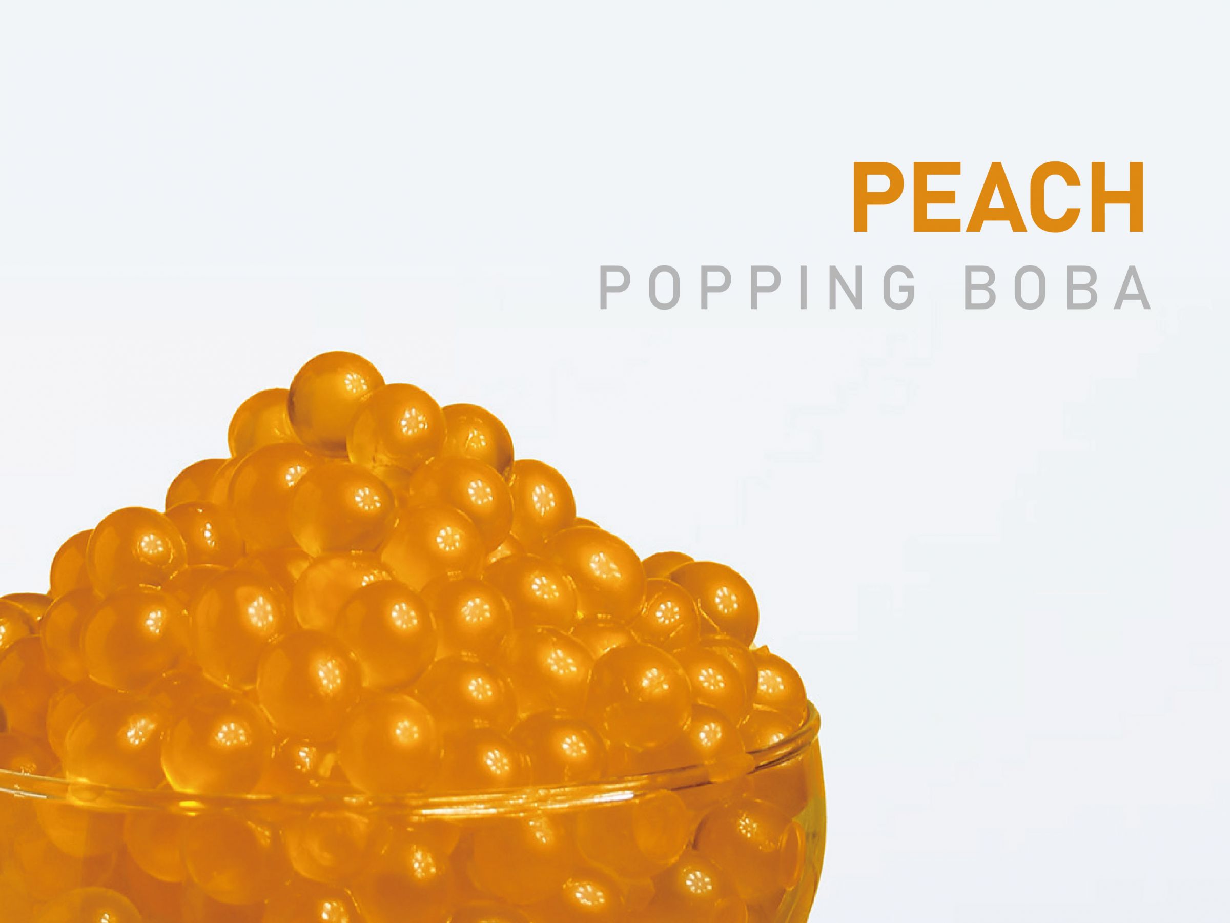 Boba de durazno que estalla 0% / 14% - Boba de durazno al por mayor para negocios de bebidas Boba de durazno que estalla 0% / 14% - Boba de durazno al por mayor para negocios de bebidas