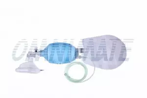 Bolsa Ambu de PVC + Válvula de Liberação de Pressão + Máscara de Almofada de Ar #5 - 1600ml