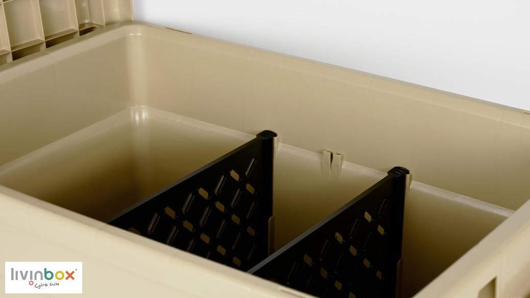 Interlocking Storage Tote Box with 22L Compact & High Load | HA-22 ...