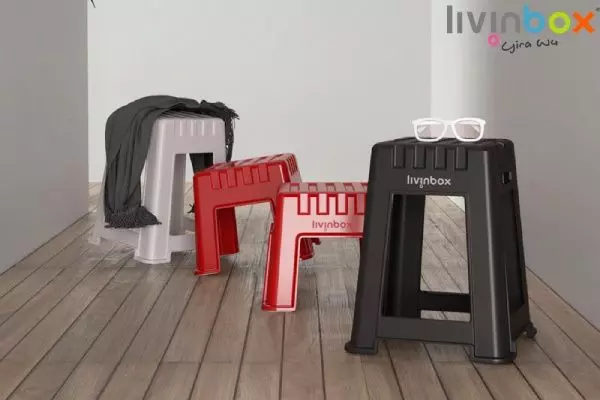 Hocker | Robuste Kunststofflagerung, um Gegenstände leicht zu finden