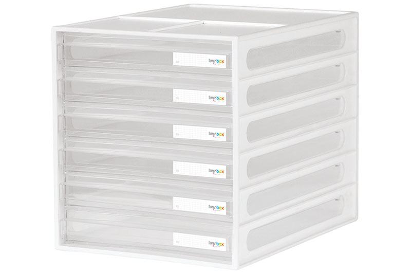 File Drawer Desktop Office Desktop Organizer Drawers with 6 Drawers | DD-1206 | Organized ...