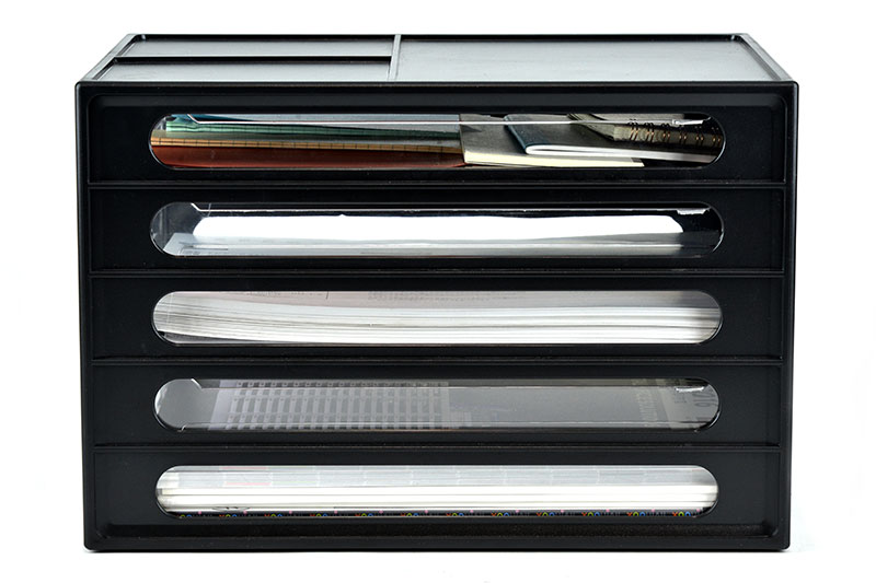 Office Desktop Organizer Drawers with 5 Drawers | DD-1205 | Organized ...