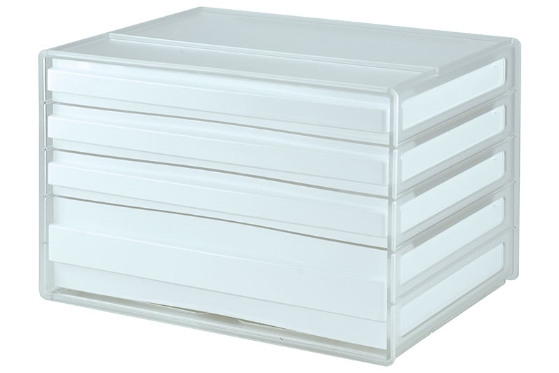 Office Desktop Organizer Drawers with 4 Drawers | Plastic File Cabinet ...