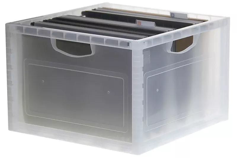 Filing Storage Box for A4 Size Documents | Plastic File Cabinet ...