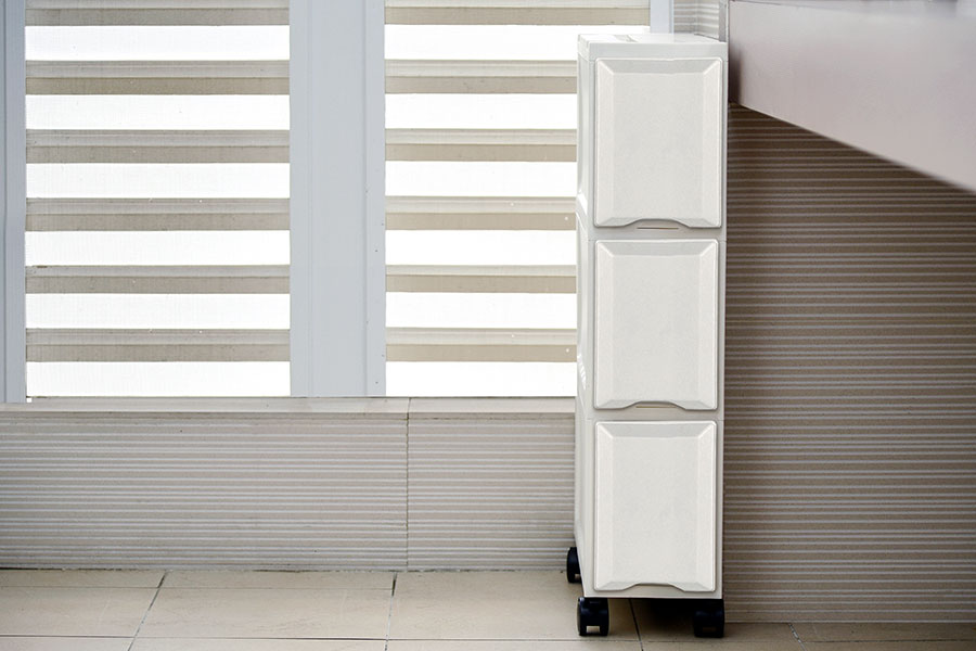 Schmale Schublade (Serie 3) - Einzelne Ebene. | MB-1801BP | Organisiertes Lagersystem