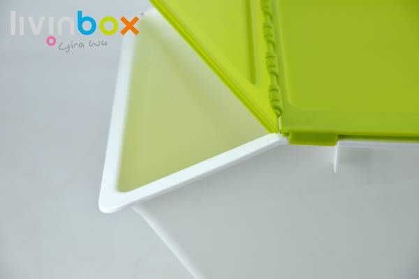 Boîte de rangement en plastique empilable pliable durable - YaYi