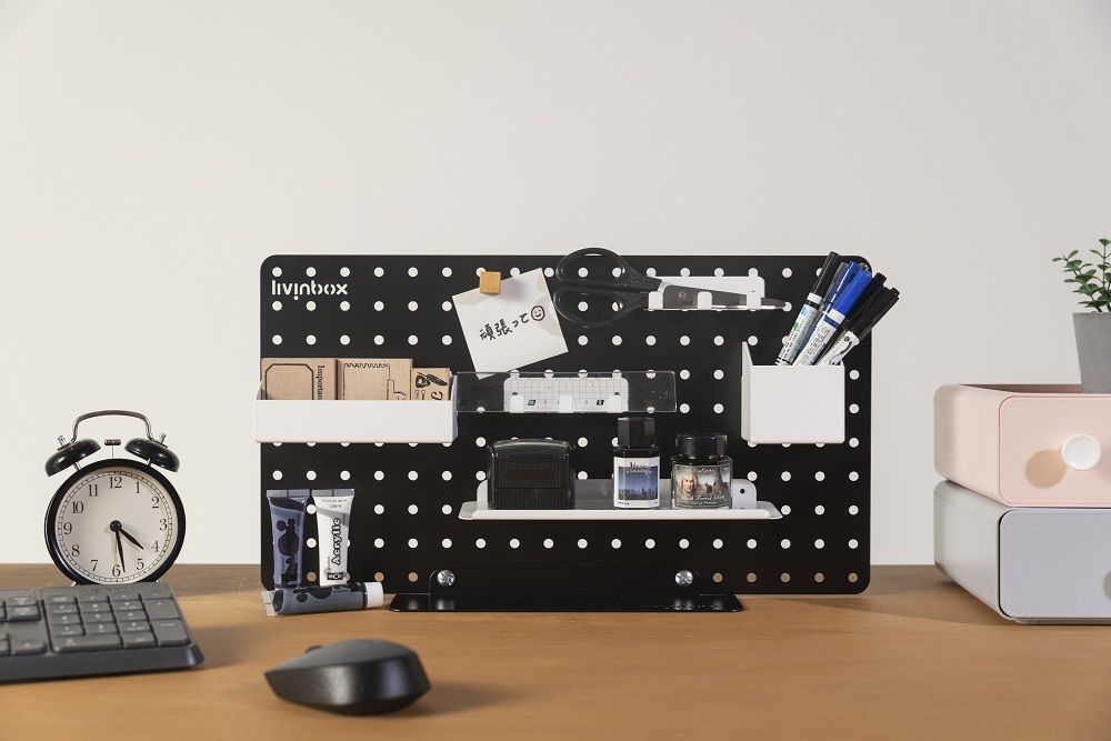 Organizador de escritorio para oficina con 3 cajones, Armario de plástico  para archivos: almacenamiento de oficina simplificado