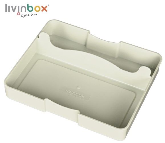 Desk Drawer Tidy with 2 Compartments Plastic File