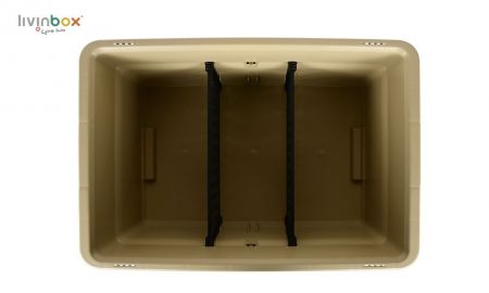 Interlocking Storage Tote Box with 52L Mid-Size Profile | HA-52 ...