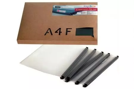 Hängemappen für die Aufbewahrung von A4-Dokumenten - 12er Pack - Nachfüllpack für Hängemappen (12 Taschen im A4-Format) für die Aufbewahrung im INNO Cube.