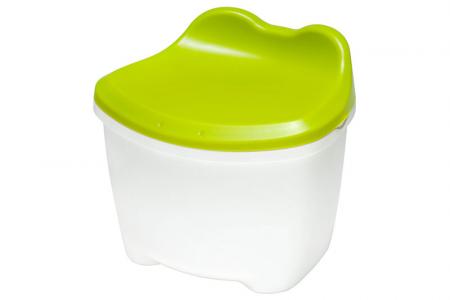 เก้าอี้เก็บของสำหรับเด็กรุ่น KeroKero สีเขียว.