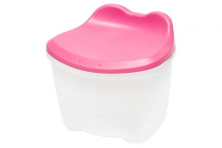 เก้าอี้เก็บของสำหรับเด็กรุ่น KeroKero สีชมพู.