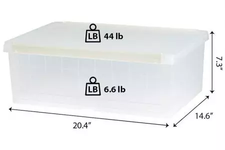 Kotak Penyimpanan Pintu Turun - Volume 26 Liter - Kotak penyimpanan pintu turun untuk sepatu.