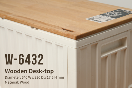 Optional wooden cover, item no.: W-6432