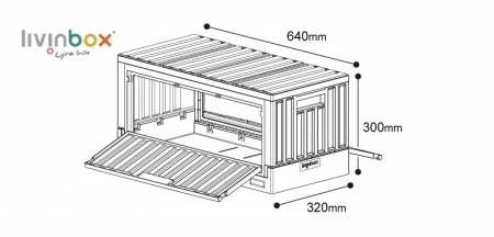 livinbox plastic collapsible storage crate