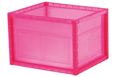 ピンクの17.7L容量の収納用Medium INNO Cube 1。