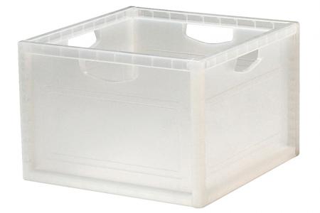 Grand INNO Cube 1 avec poignées pour le rangement - Volume de 27,7 litres - Grand INNO Cube 1 avec poignées pour le rangement (volume de 27,7 L) transparent.