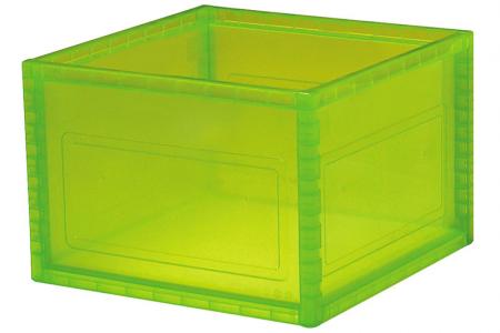 Kotak INNO Besar 1 untuk penyimpanan (volume 27.7L) dalam warna hijau.