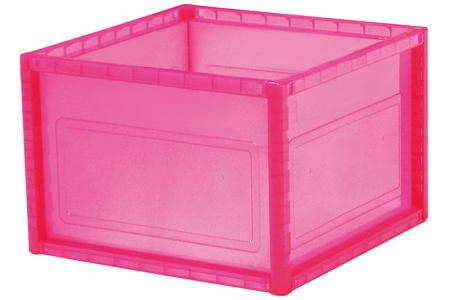 Grande cubo INNO 1 para armazenamento (volume de 27,7 L) na cor rosa.