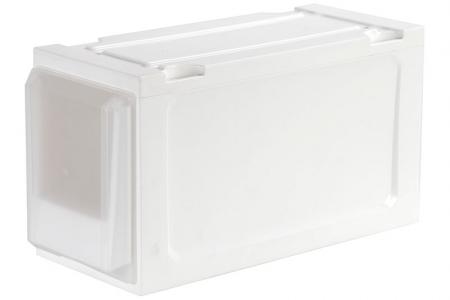İnce Kutu Çekmece (Serisi 3) - Tek Katmanlı - Şeffaf renkte tek katmanlı ince kutu çekmece (Serisi 3).