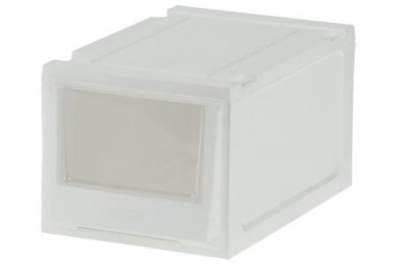 Cassetto a scatola (Serie 3) - Un solo livello - Cassetto a un solo livello (Serie 3) trasparente.
