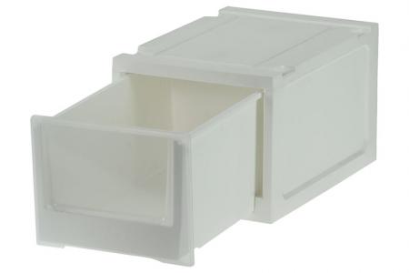 Vue intérieure du tiroir à un seul niveau (Série 3).