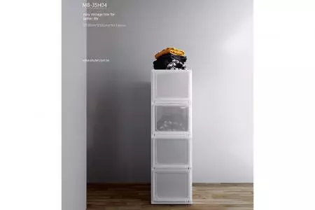 Cajón de caja delgado de un solo nivel (Serie 1).