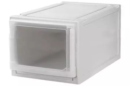 İnce Kutu Çekmece (Seri 1) - Tek Katmanlı - Bej renkli tek katmanlı ince kutu çekmece (Seri 1).