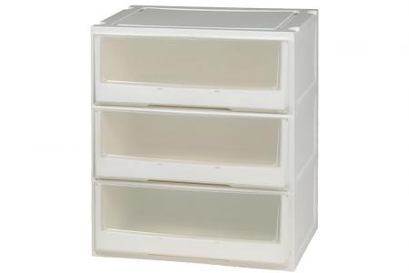 Cajón de caja (Serie 2) - Triple Nivel - Cajón de caja de triple nivel (Serie 2) transparente.