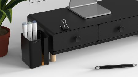 livinbox Stand monitor MD-5021 dengan 3 laci 3