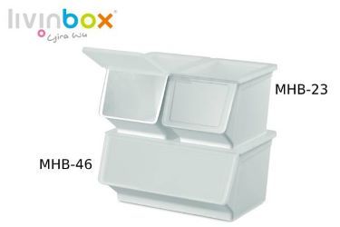Ứng dụng của hộp chứa có thể xếp chồng lên nhau theo mô-đun.