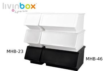 Nesting storage bin is suitable for every room