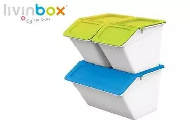 Application of modular stackable storage container