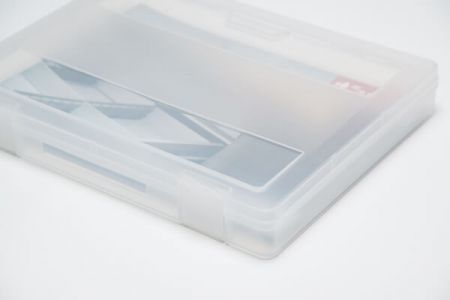 Large Active-Use Project Case with transparent snap-lock for 350 Sheets ...