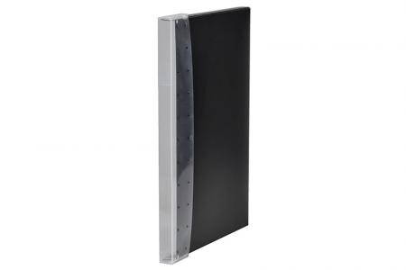 Fascicolo portatile solido per 150 fogli di carta formato A4 in nero.