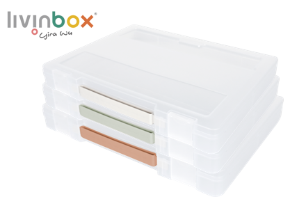 Aktif-Gunakan Bawa File dengan pegangan untuk 300 lembar kertas ukuran A4.