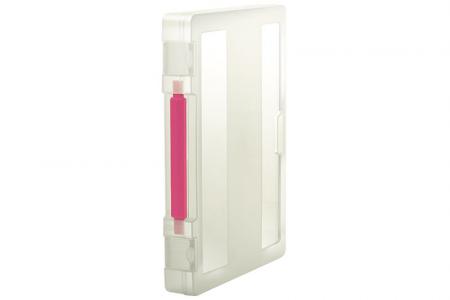Active-Use Carry File with handle for 300 sheets of A4-sized paper in pink.