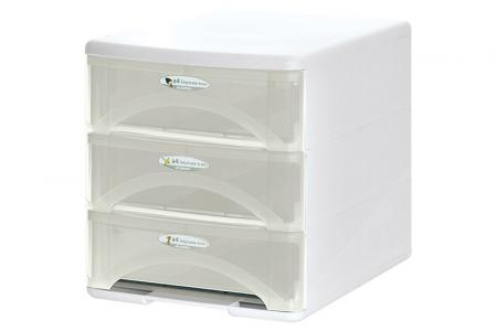Boîte de rangement pour documents au format A4., Armoire à dossiers en  plastique : Rangement de bureau simplifié