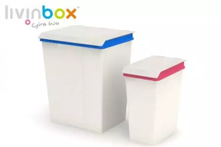 livinbox Recycling-Behälter Größenvergleich