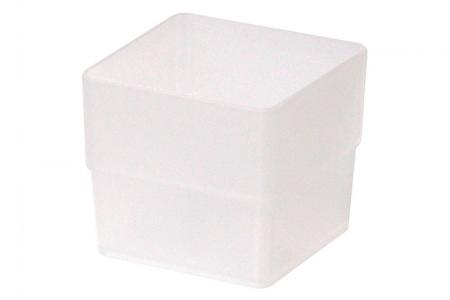 Caja cuadrada alta en tamaño pequeño