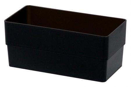 Tall Square Box (medium size) in black.