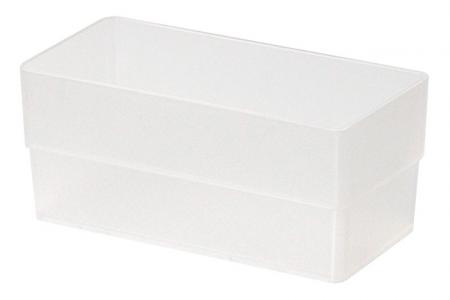 Tall Square Box in Medium Size - Tall Square Box (medium size) in clear.