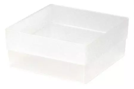 Tall Square Box in Large Size - Tall Square Box (large size) in clear.