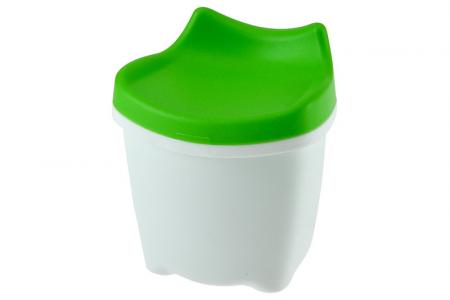 Mini scatola LaChatte in verde.