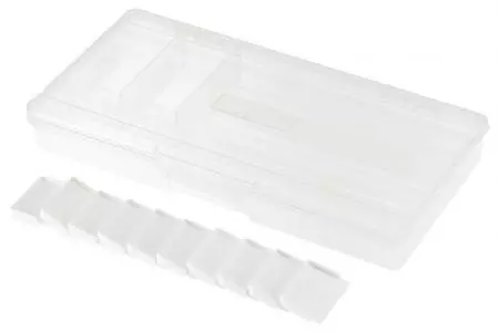 Interno divisibile della scatola da collezione Vogue media con coperchio.