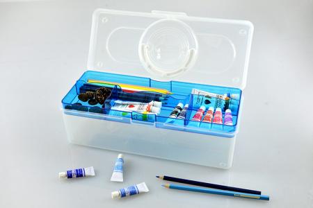 Portable craft storage case (3.3L volume)