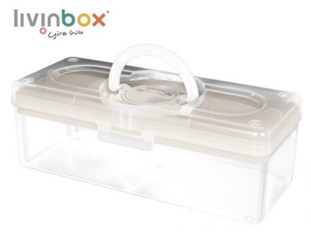 Portable Craft Organizer Box, 3.3 Liter